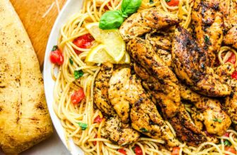 Lemon Herb Chicken Spaghetti