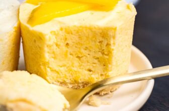 Frozen Mango Dessert with Macadamia Nut Crust