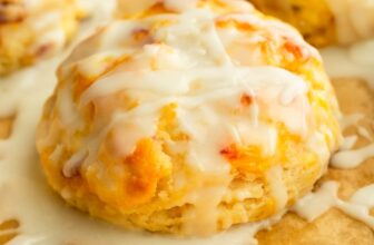 Summer Buttermilk Peach Biscuits