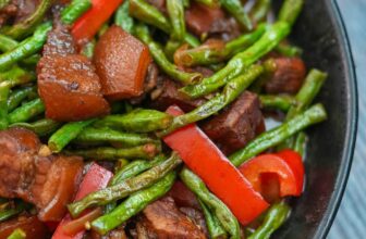Ginisang Sitaw with Bell Pepper