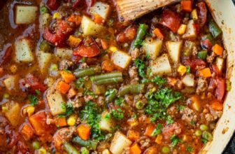 Easy Ground Beef Vegetable Soup