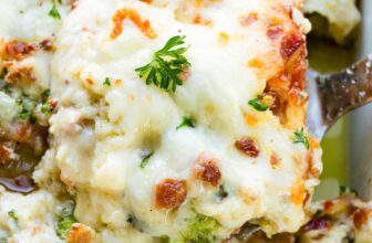 Vegetable White Lasagna Recipe with Pancetta