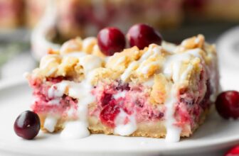 Cranberry Crumb Bars