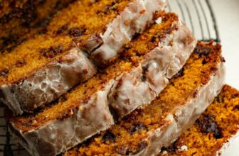 Glazed Pumpkin Chocolate Chip Bread