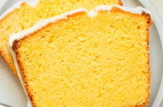 Iced Lemon Pound Cake