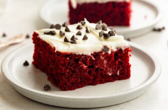 Red Velvet Poke Cake (Moist, Creamy & Easy to Make!)