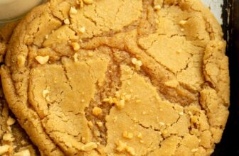 Bakery Style Chewy Peanut Butter Cookies Recipe