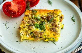 Spinach & Sausage Egg Casserole Recipe–Healthy & Make-Ahead