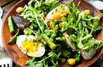 Easy Spring Salad w/ Lemon Vinaigrette- Oh Sweet Basil